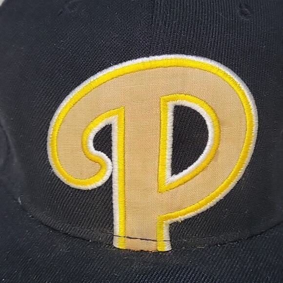 New Era 59Fifty MLB Pirates Hat, Black, Baseball Hat - Picture 3 of 9